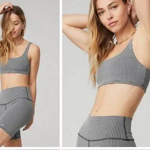 ALO Yoga | Intimates & Sleepwear | Alo Yoga Micro Houndstooth Bra